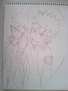 模写ｼﾘｰｽﾞﾅﾙﾄ ｶｶｼ先生 鉛筆画 ﾟ 天使になﾝてなれなかった ﾟ